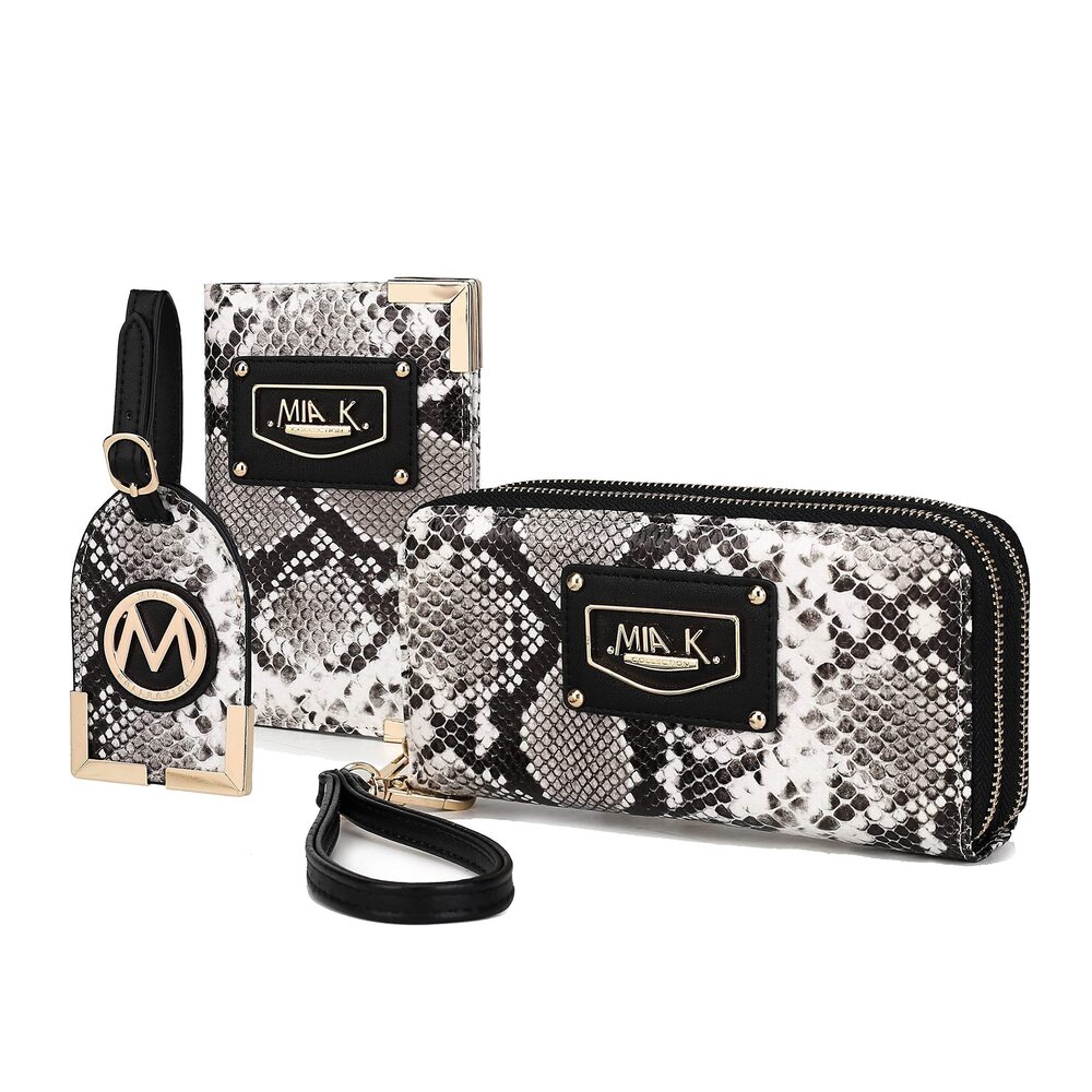 5956 Travel Gift 3 Piece Set - Wristlet Wallet -Passport Holder - Luggage